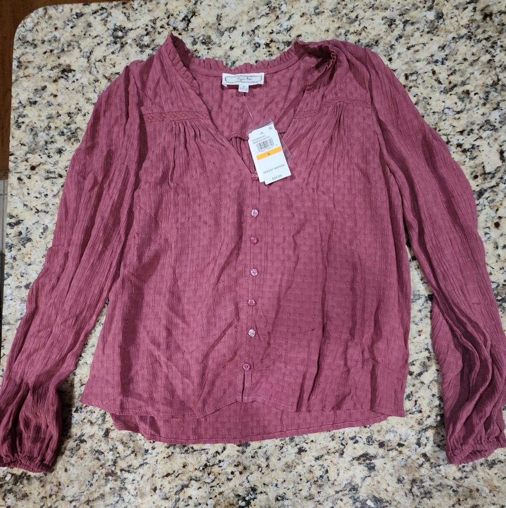 Nwt Lomg Sleeve Top